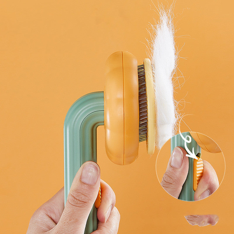Self-Cleaning Pet Grooming Brush