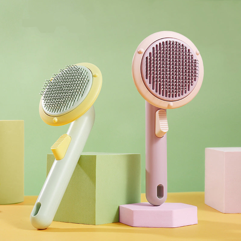 Self-Cleaning Pet Grooming Brush